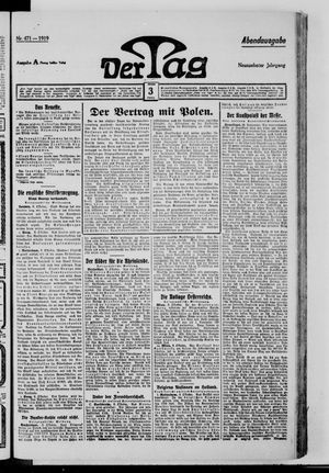 Der Tag vom 03.10.1919
