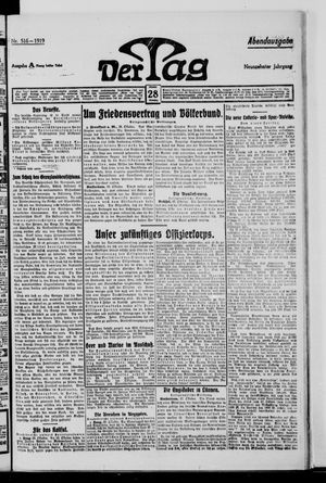Der Tag vom 28.10.1919