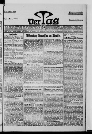 Der Tag vom 29.10.1919