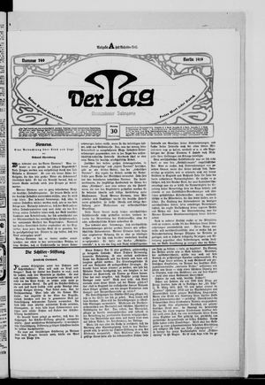 Der Tag vom 30.10.1919