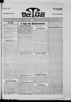 Der Tag vom 01.11.1919