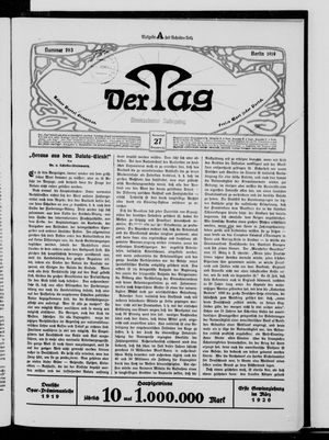 Der Tag vom 27.11.1919