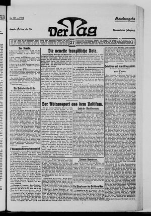 Der Tag vom 27.11.1919