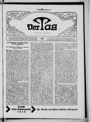 Der Tag vom 28.11.1919