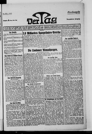 Der Tag vom 15.12.1919