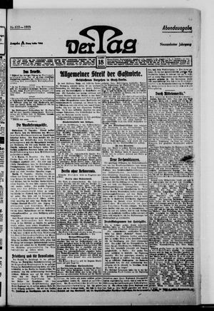 Der Tag vom 18.12.1919