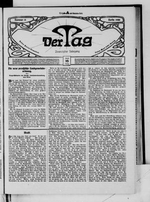 Der Tag vom 16.01.1920