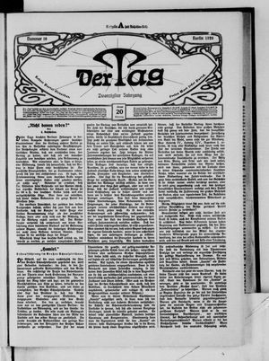 Der Tag vom 20.01.1920