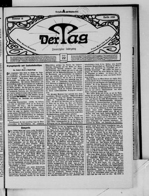 Der Tag vom 22.01.1920