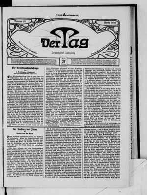 Der Tag vom 27.01.1920