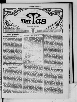 Der Tag on Jan 30, 1920
