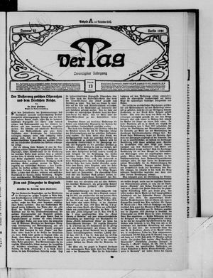 Der Tag on Feb 13, 1920