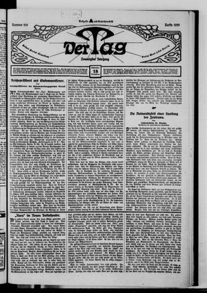 Der Tag vom 18.09.1920