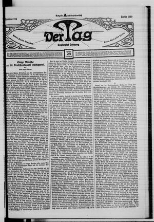 Der Tag vom 23.10.1920