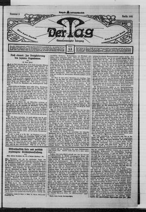 Der Tag on Jan 12, 1921