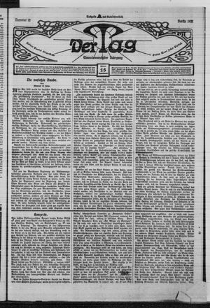Der Tag on Jan 15, 1921
