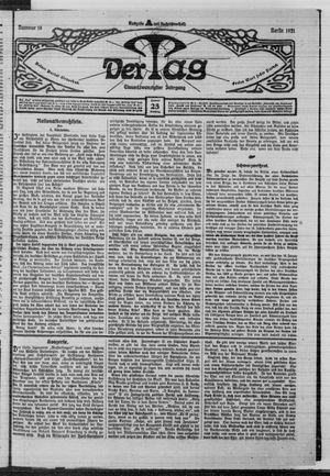Der Tag vom 23.01.1921