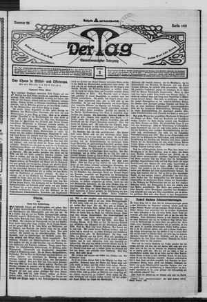 Der Tag on Feb 1, 1921