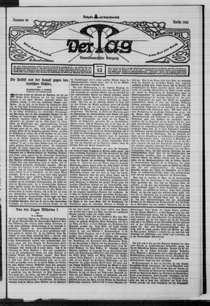 Der Tag vom 12.02.1921