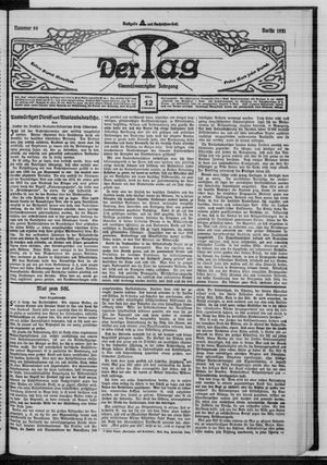 Der Tag vom 12.03.1921