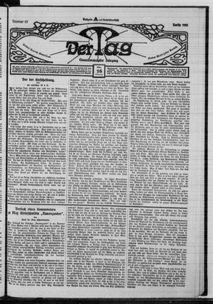 Der Tag on Mar 16, 1921
