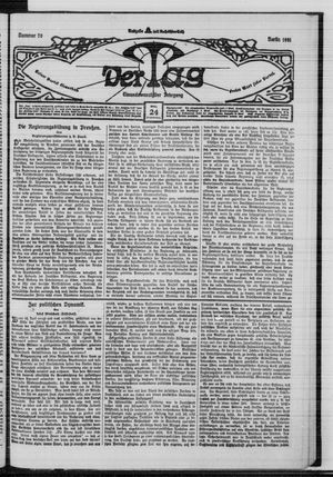Der Tag on Mar 24, 1921