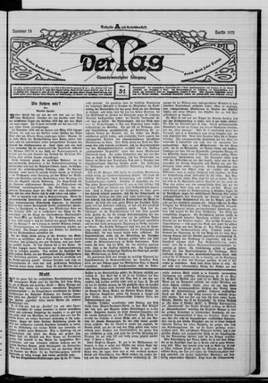 Der Tag vom 31.03.1921