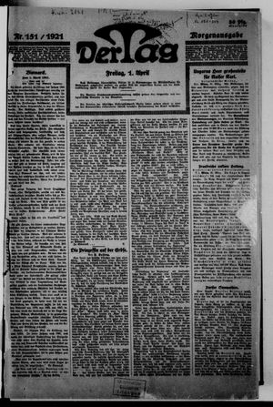 Der Tag on Apr 1, 1921