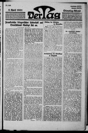 Der Tag vom 05.04.1921
