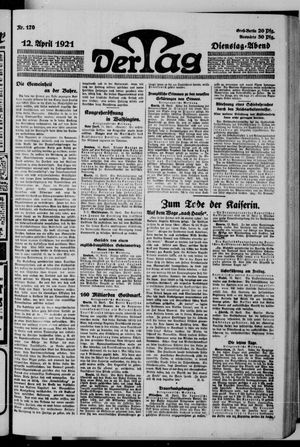 Der Tag vom 12.04.1921