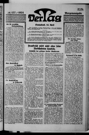 Der Tag on Apr 16, 1921