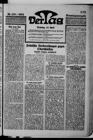 Der Tag vom 17.04.1921