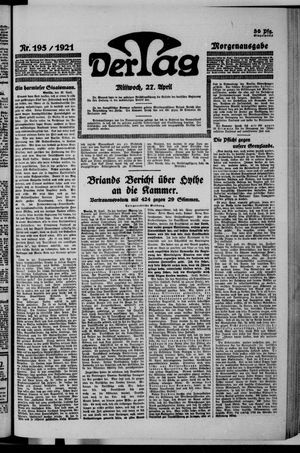 Der Tag on Apr 27, 1921