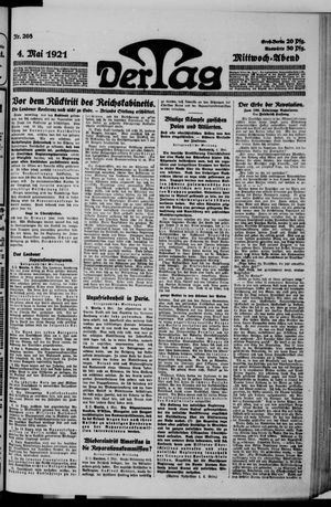 Der Tag vom 04.05.1921