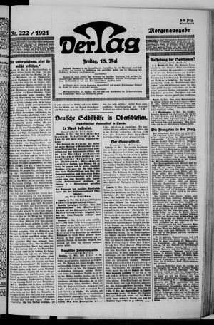 Der Tag on May 13, 1921
