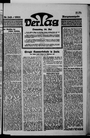 Der Tag on May 26, 1921