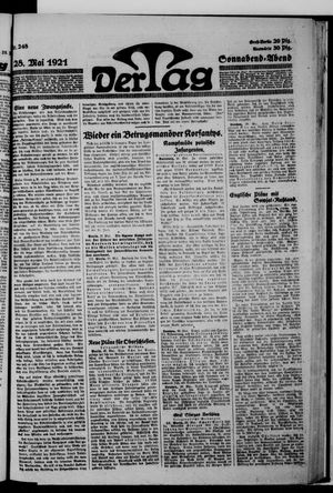 Der Tag on May 28, 1921