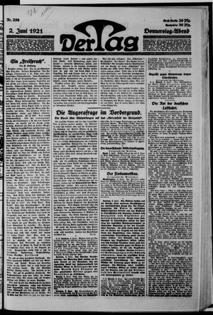 Der Tag vom 02.06.1921