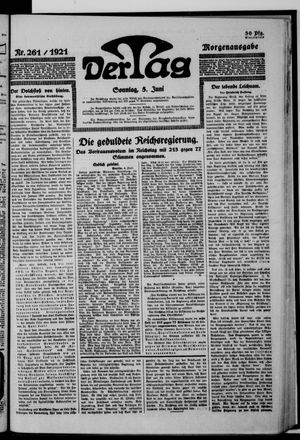 Der Tag on Jun 5, 1921