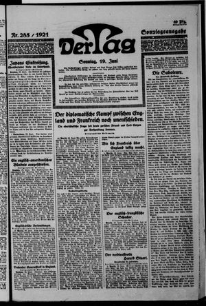 Der Tag on Jun 19, 1921