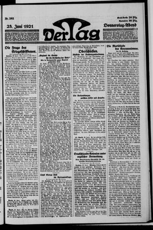 Der Tag on Jun 23, 1921