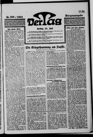 Der Tag vom 24.06.1921