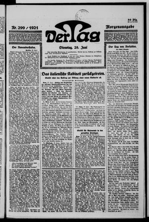 Der Tag on Jun 28, 1921