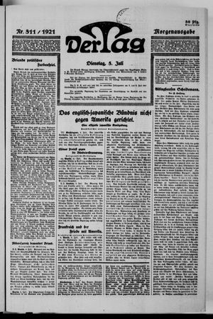 Der Tag vom 05.07.1921
