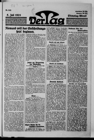 Der Tag vom 05.07.1921