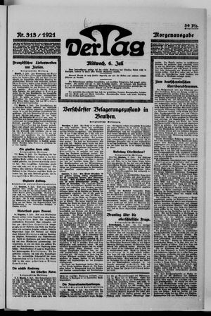 Der Tag on Jul 6, 1921