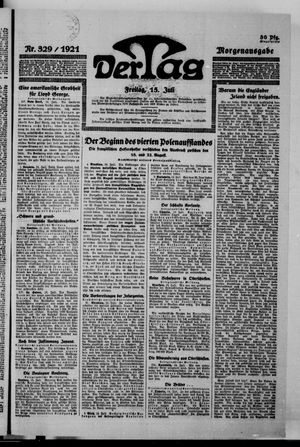 Der Tag on Jul 15, 1921