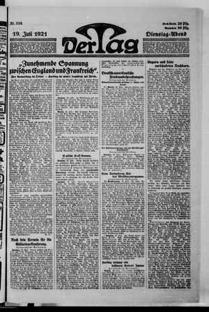 Der Tag on Jul 19, 1921
