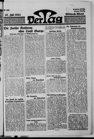 Der Tag on Jul 27, 1921