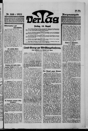Der Tag on Aug 19, 1921